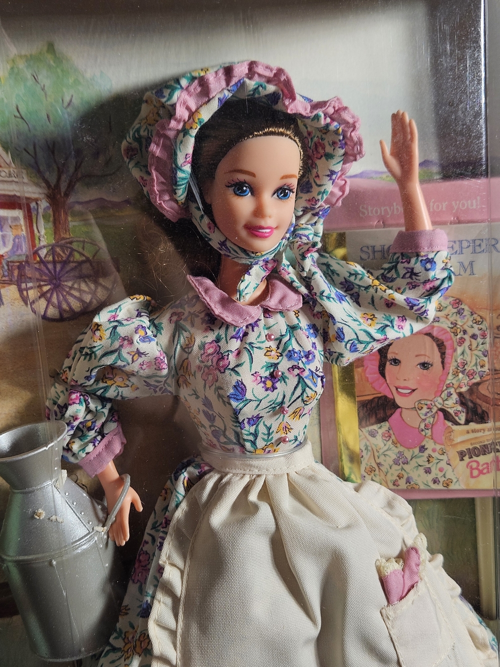 1995 MATTEL BARBIE PIONEER COLLECTOR EDITION VINTAGE BARBIE DOLL 90's Not Blonde